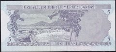 6.Emisyon 2.Tertip 5 Lira H19 358592 Çok Çok Temiz+