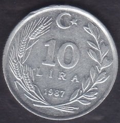 1987 YILI 10 LİRA