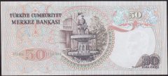 6.Emisyon 1.Tertip 50 Lira H67 020027 Çilaltı