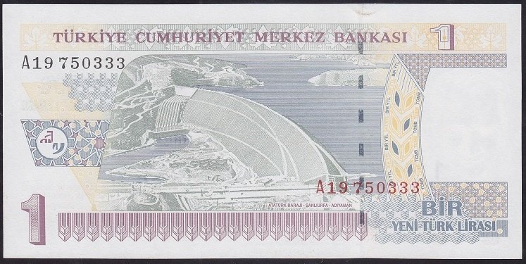 8.EMİSYON 1 YTL A19 750333 ÇİL