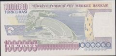7.Emisyon 3.Tertip 1000000 Lira T46 333339 Çil