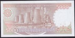 7.Emisyon 4.Tertip 5000 Lira H57 922566 Çil