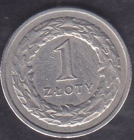 Polonya 1 Zloty 1992