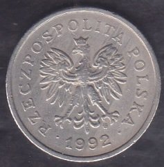 Polonya 1 Zloty 1992