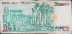 7.Emisyon 20 000 000 Lira C37 925636 Çok Temiz