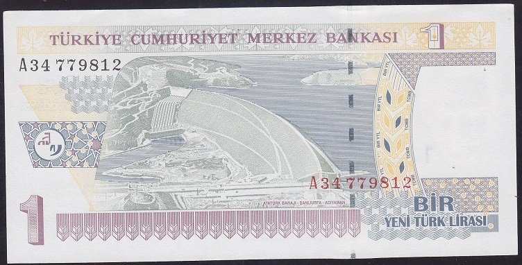 8.EMİSYON 1 YTL A34 779812 ÇİL