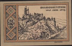 Almanya 50 Pfennig Notgeld 1921 Çil