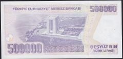 7.Emisyon 4.Tertip 500000 Lira L73 106222 Çil