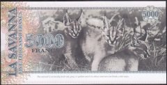 La Savanna 5000 Frank 2015 Çil Fantazi Para