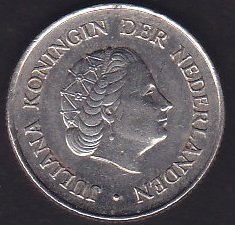HOLLANDA 25 CENT 1970