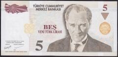 8.Emisyon 5 YTL A74 566777 Çil