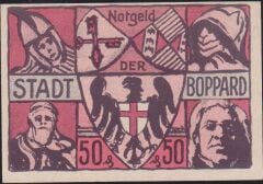 Almanya 50 Pfennig Notgeld 1921 Çil