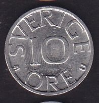 İsveç 10 Öre 1984