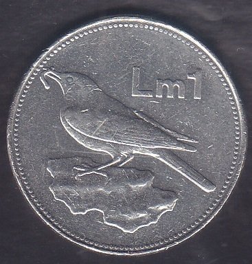 Malta 1 Lira 2000