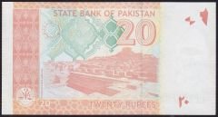 Pakistan 20 Rupee 2023 Çil 555