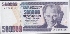 7.Emisyon 4.Tertip 500000 Lira L62 204716 Çil