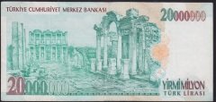 7.EMİSYON 20 000 000 LİRA K01 303489 ÇÇT