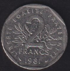 Fransa 2 Frank 1981