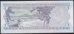 6.Emisyon 2.Tertip 5 Lira G60 314335 Çilaltı Çil