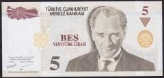 8.Emisyon 5 YTL A74 432555 Çil
