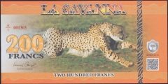 La Savanna 200 Frank 2015 Çil Fantazi Para