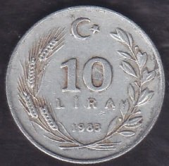 1983 YILI 10 LİRA