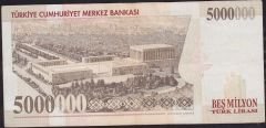 7.Emisyon 5 000 000 Lira H02 415331 Çok Temiz+