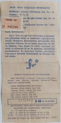 Spor Toto Kuponu 1972
