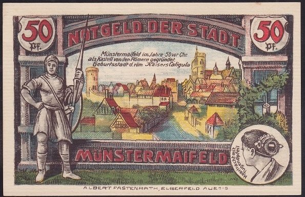 ALMANYA 50 PFENNİNG 1921 ÇİL