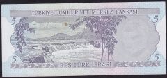 6.Emisyon 2.Tertip 5 Lira G51 311580 Çilaltı