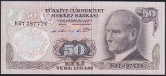 6.Emisyon 1.Tertip 50 Lira H57 287724 Çilaltı Çil