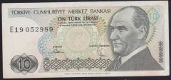 7.EMİSYON 2.TERTİP 10 LİRA E19 052989 ÇÇT +