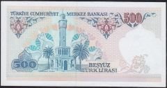 7.Emisyon 2.Tertip 500 Lira D07 480927 Çilaltı