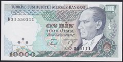 7.EMİSYON 4.TERTİP 10000 LİRA K33 550111 ÇİL