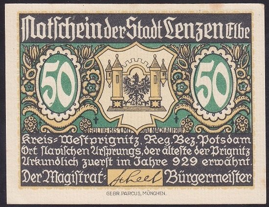 ALMANYA 50 PFENNİNG 1920 ÇİL