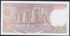 7.Emisyon 4.Tertip 5000 Lira G53 145845 Çok Temiz+