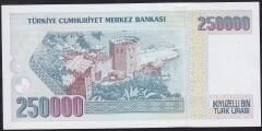 7.Emisyon 1.Tertip 250000 Lira D16 87820X Çil