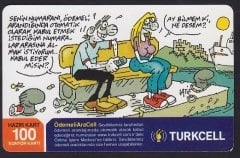 TURKCELL HAZIR KART 100 KONTÖR - KARİKATÜR - SKT 2008