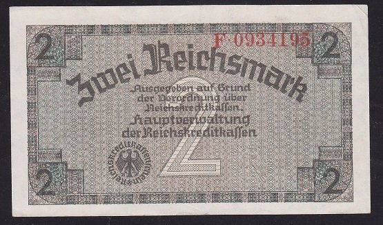 ALMANYA 2 MARK 1940 ÇÇT ÇİLALTI eski para mezat