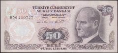 6.Emisyon 1.Tertip 50 Lira H56 210727 Çok Temiz+