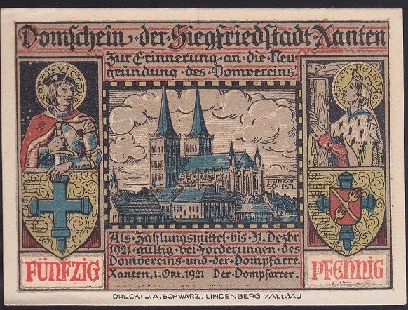 ALMANYA 50 PFENNİNG 1921 ÇİL