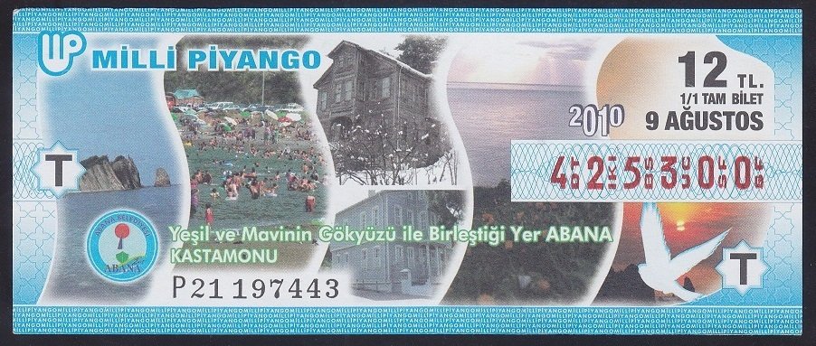 2010 9 AĞUSTOS TAM BİLET