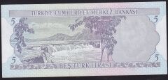 6.Emisyon 2.Tertip 5 Lira G36 404670 Çilaltı Çil