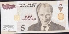 8.Emisyon 5 YTL B43 218999 Çil