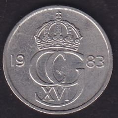 İsveç 50 Öre 1983