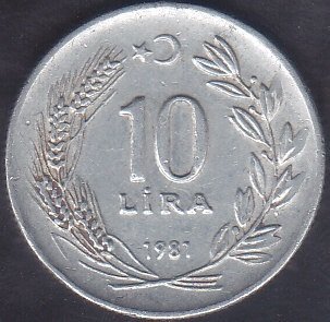 1981 YILI 10 LİRA