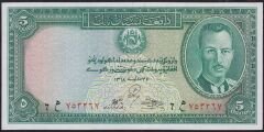 Afganistan 5 Afgani 1318 ( 1939 ) Çil Pick 22