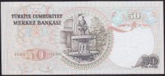 6.EMİSYON 2.TERTİP 50 LİRA I79 054362 ÇÇT+ eski kağıt para değerleri