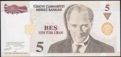 8.Emisyon 5 YTL B47 141555 Çil