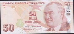 9.Emisyon 7.Tertip 50 Lira F108 540111 Çil